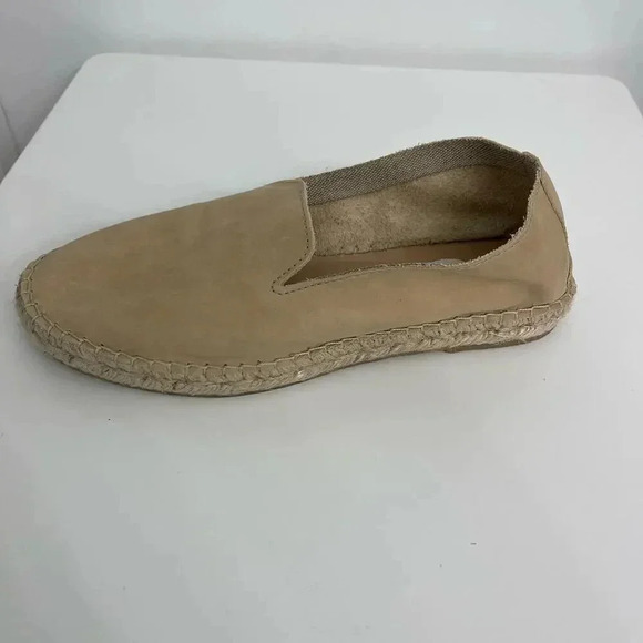 Free People LEFT SHOE ONLY Slip-on Espadrille Tan Suede Amputee Sz 39 (US 8.5) - Picture 1 of 6